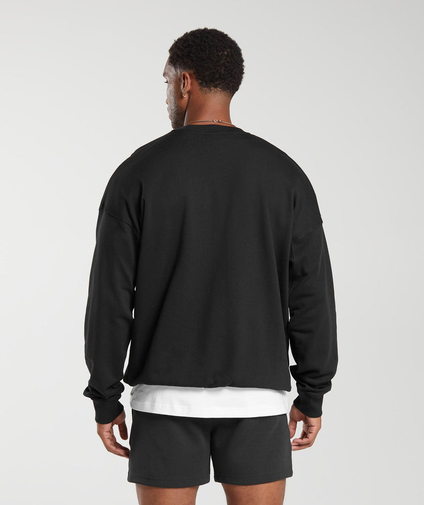 Gymshark Rest Day Essential Crew Black Gymshark