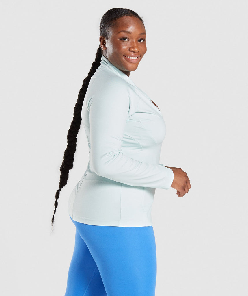 Gymshark Training Zip Up Jacket Light Green Gymshark