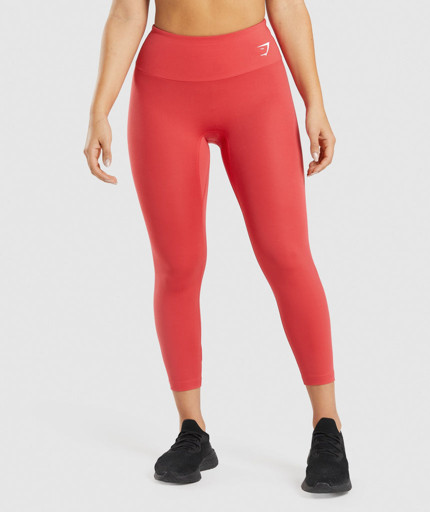 Gymshark Training 7/8 Leggings Ruby Red Gymshark