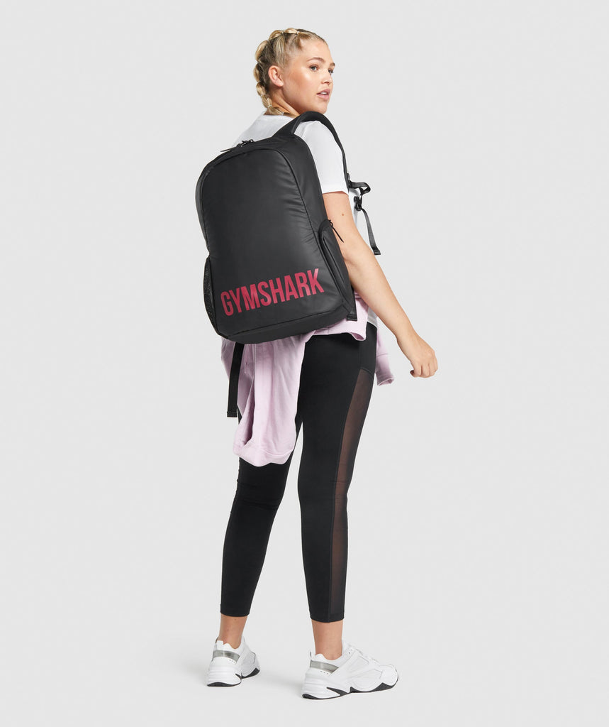 Gymshark XSeries 0.1. Backpack Black/Pink Gymshark