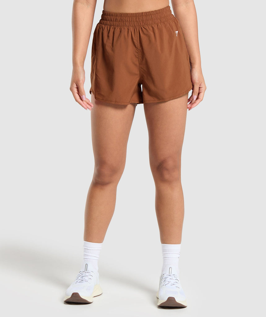 Gymshark Contour Shorts - Copper Brown | Gymshark