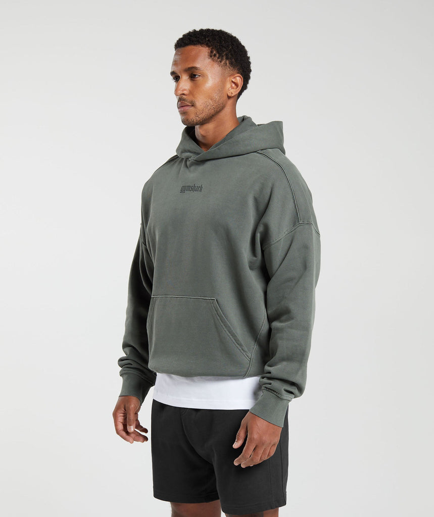 Gymshark Heavyweight Hoodie - Deep Olive Green | Gymshark