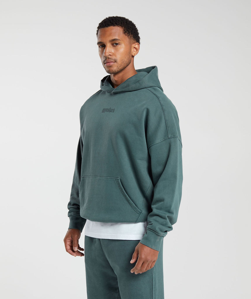 Gymshark Heavyweight Hoodie - Smokey Teal | Gymshark