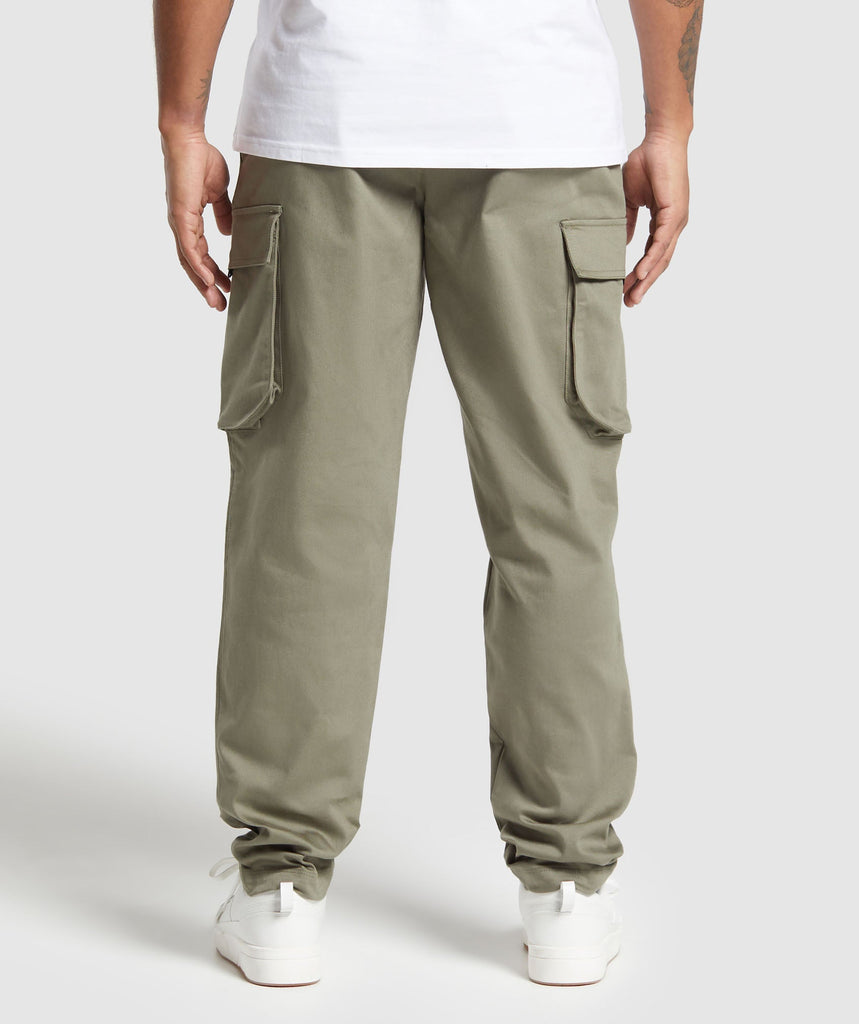 Gymshark Rest Day Woven Cargo Pants - Utility Green | Gymshark