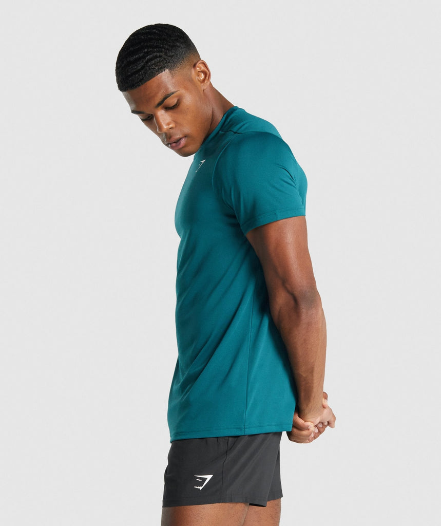 Gymshark Arrival Regular Fit T-Shirt - Teal | Gymshark