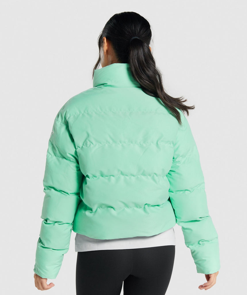 Gymshark Puffer Jacket Green Gymshark