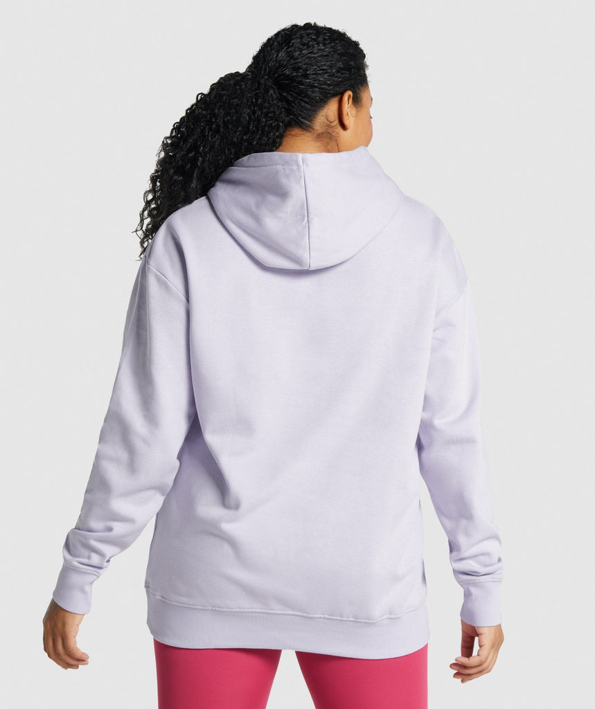 Gymshark Training Oversized Hoodie Light Purple Gymshark